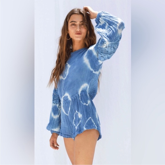 🐬Jens pirate booty tie dye Isabel romper🐬New 🐬Size M - Picture 3 of 8